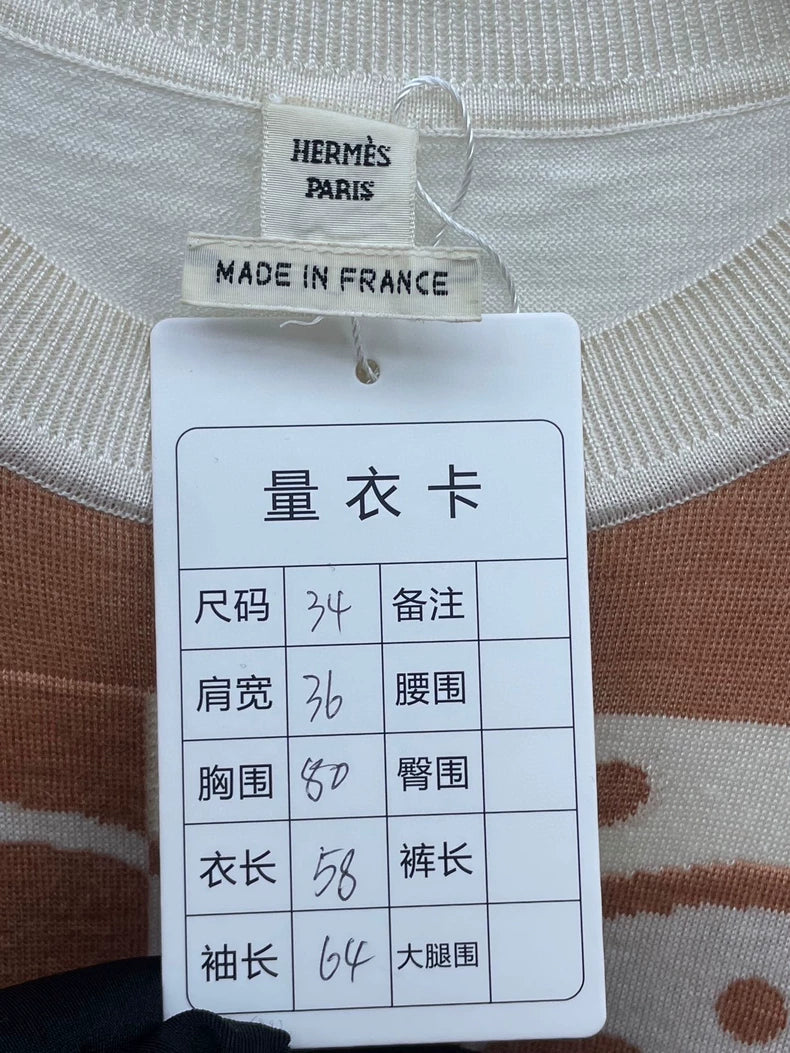 Hermes Polka Dot Knit Sweater