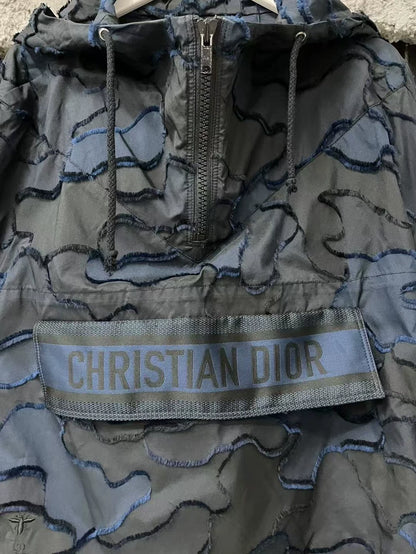 Dior Half-Zip Jacket with Camouflage Pattern