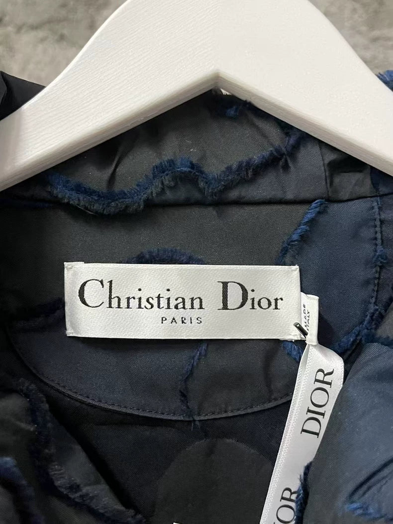 Dior Half-Zip Jacket with Camouflage Pattern