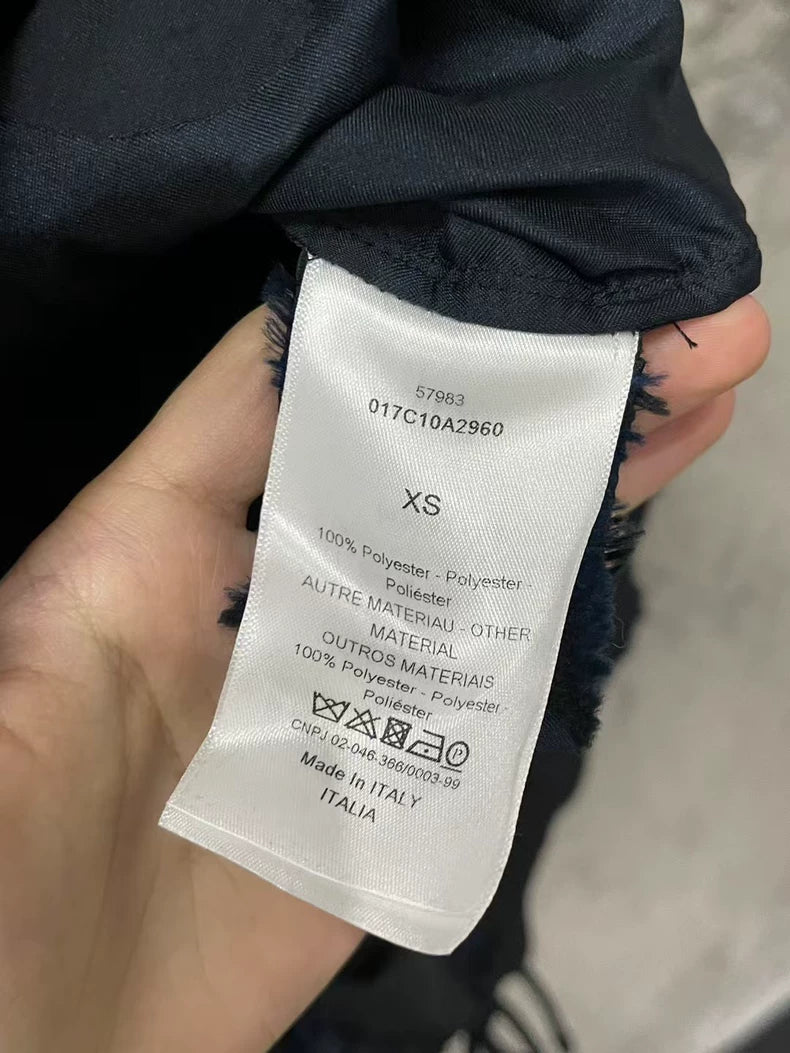 Dior Half-Zip Jacket with Camouflage Pattern