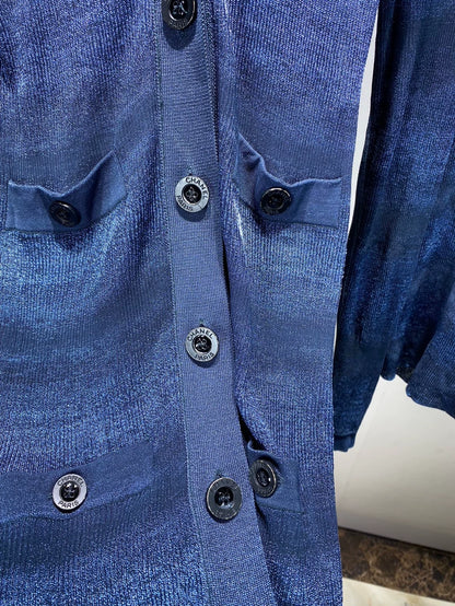 Chanel Striped Knit Cardigan and Tank Set