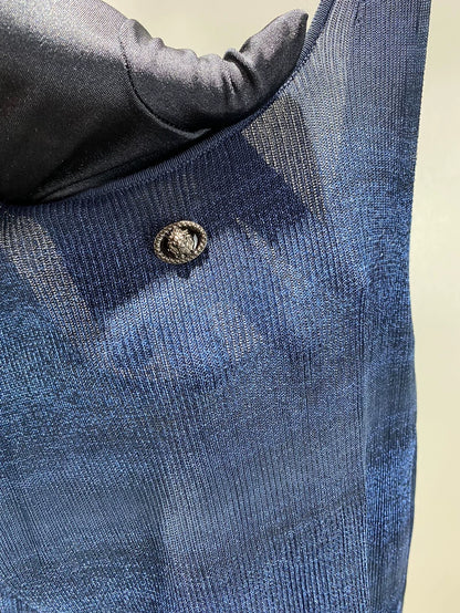 Chanel Striped Knit Cardigan and Tank Set