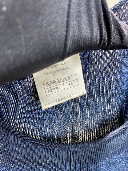 Chanel Striped Knit Cardigan and Tank Set