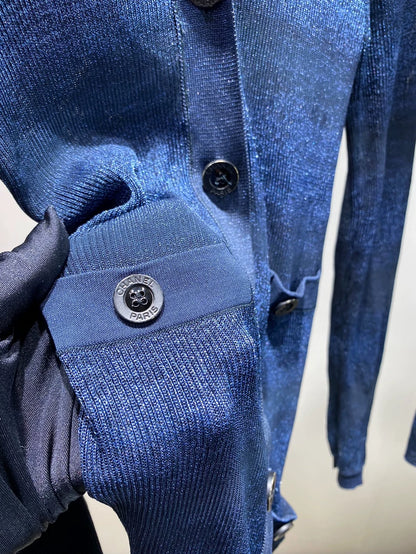 Chanel Striped Knit Cardigan and Tank Set