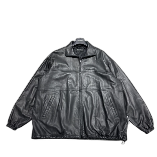 Balenciaga Leather Jacket with Cotton Padding-zp