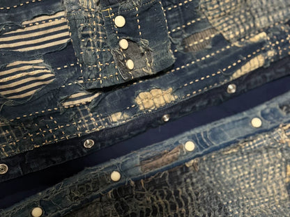 kapital boro sashiko button up shirt