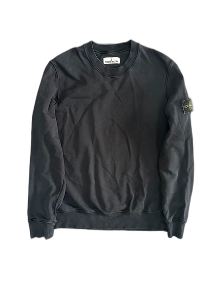 Stone Island Black Sleeve Badge Sweatshirt