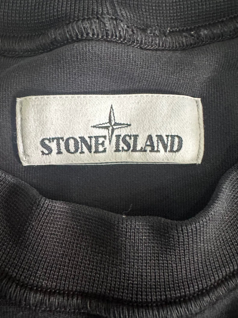 Stone Island Black Sleeve Badge Sweatshirt