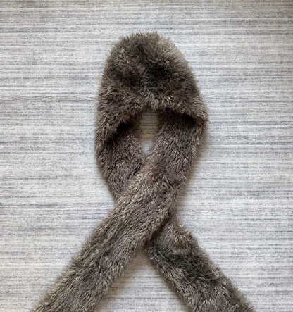 Cornerstone Warm Plush Hooded Scarf-zp