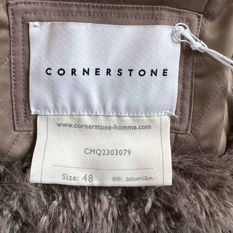 Cornerstone Warm Plush Hooded Scarf-zp