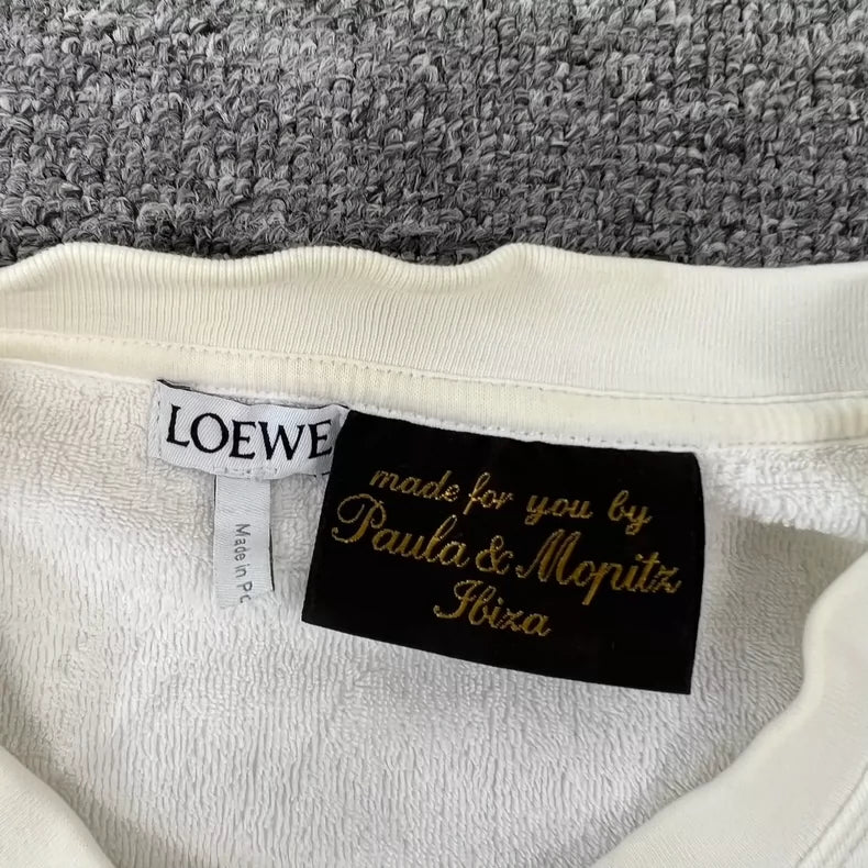 Loewe Graffiti Sweatshirt in White