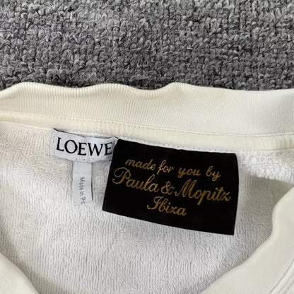 Loewe Graffiti Sweatshirt in White