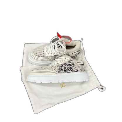 Dior Animal Print Lambswool Sneakers