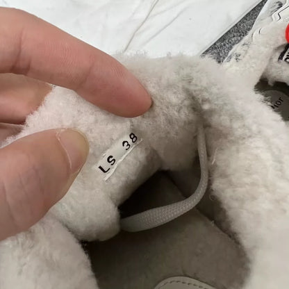 Dior Animal Print Lambswool Sneakers