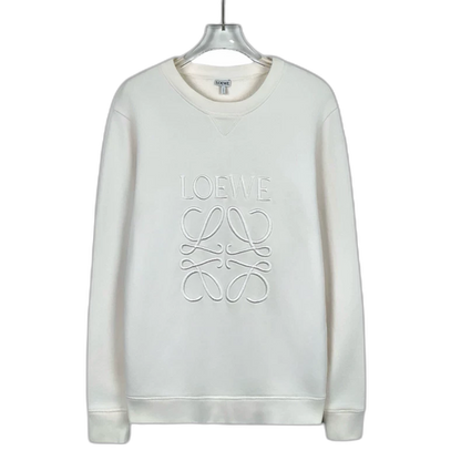 Loewe Embroidered Cotton Long Sleeve Sweatshirt