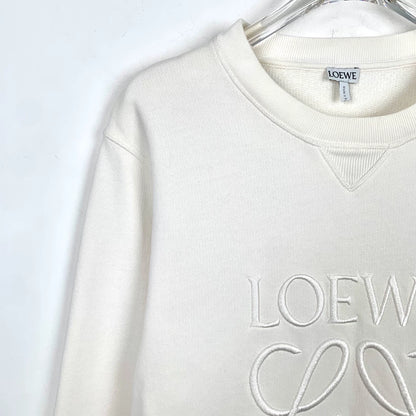 Loewe Embroidered Cotton Long Sleeve Sweatshirt