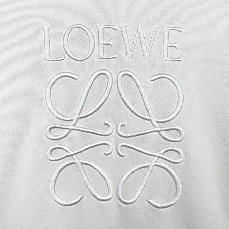 Loewe Embroidered Cotton Long Sleeve Sweatshirt