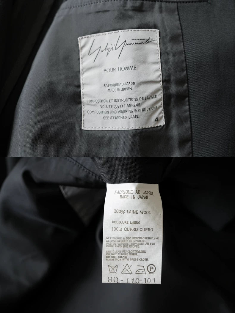 Yohji Yamamoto 03SS Wool Embroidery Jacket