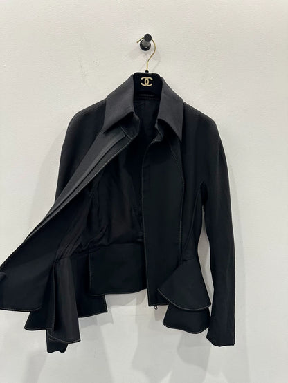 Yohji Yamamoto Black Wool Blazer