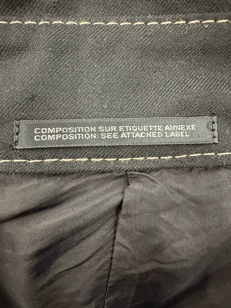 Yohji Yamamoto Black Wool Blazer