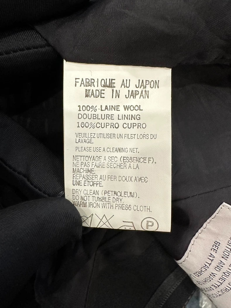 Yohji Yamamoto Black Wool Blazer