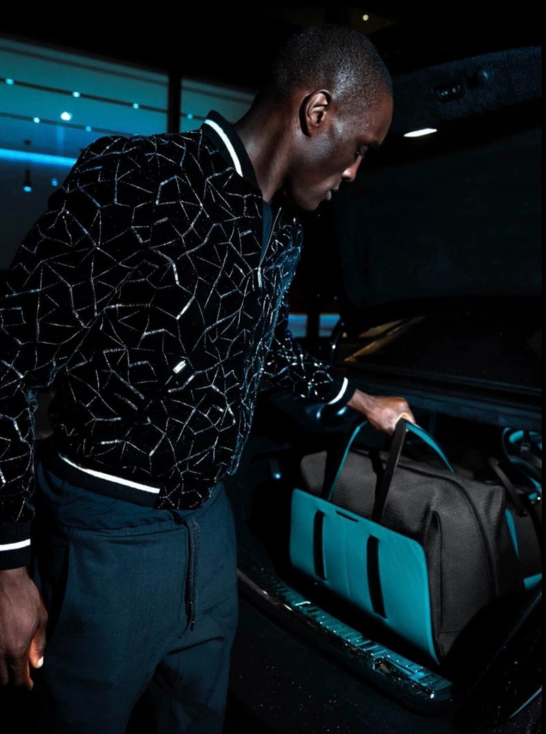 Black Velvet Jacket with Sequins by Saint Laurent