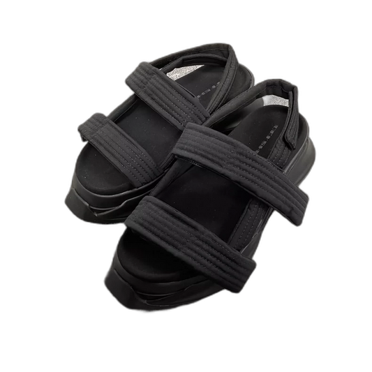 Rick Owens Black Platform Sandals