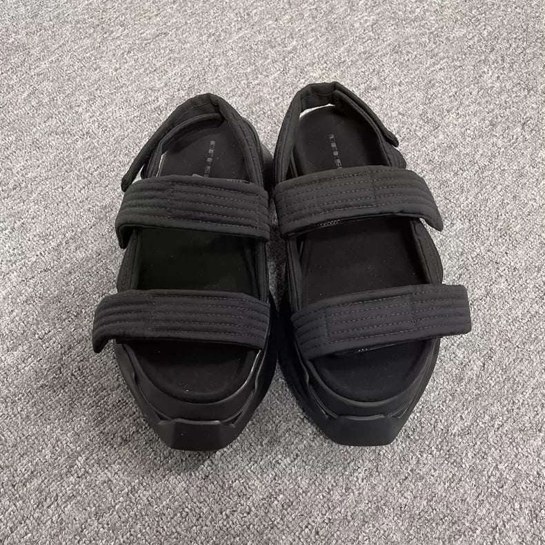 Rick Owens Black Platform Sandals