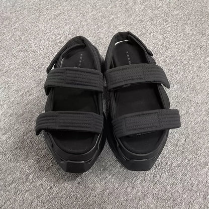 Rick Owens Black Platform Sandals