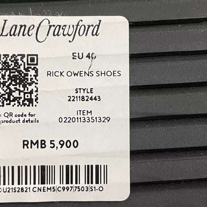 Rick Owens Black Platform Sandals