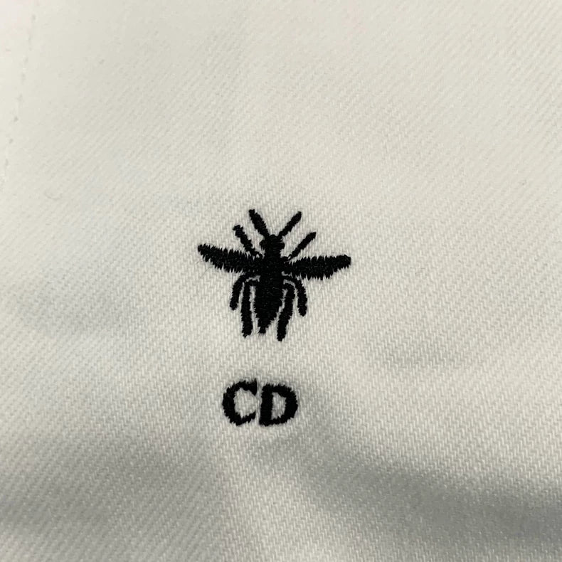 White Star Pattern Cotton Jacket