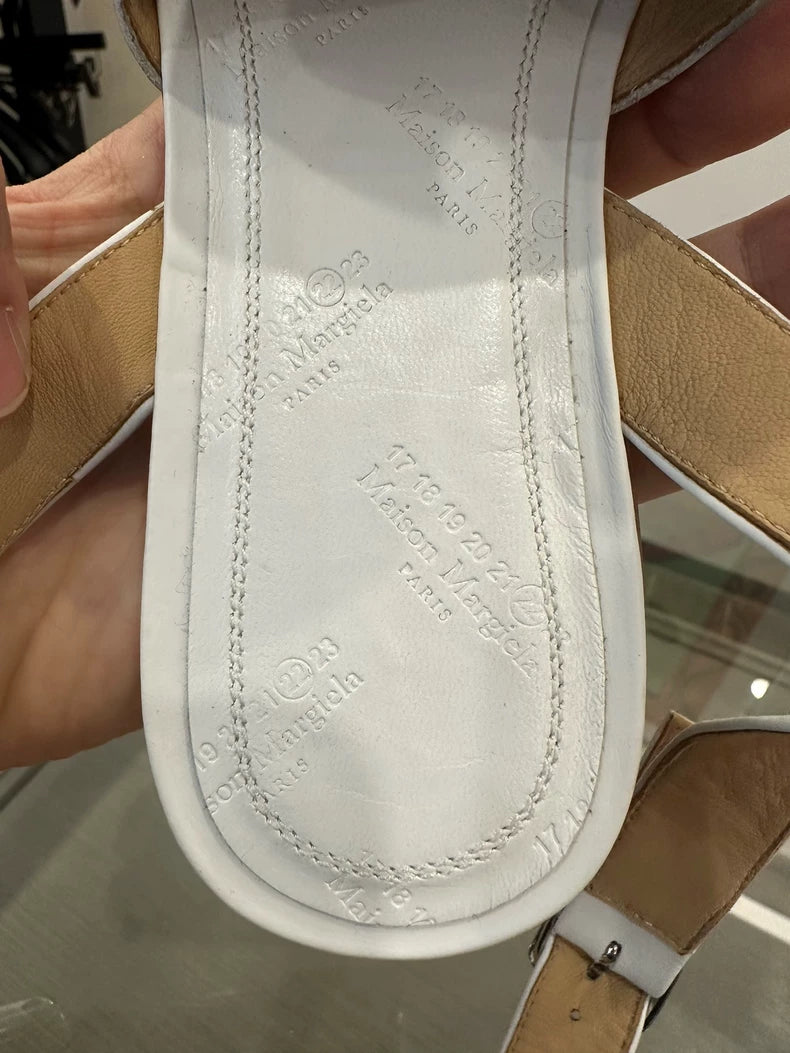 Maison Margiela White Tabi Shoes Size 38