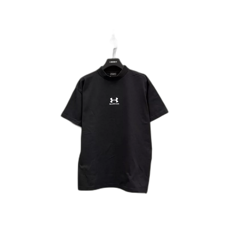 Balenciaga Black Short Sleeve Logo T-Shirt