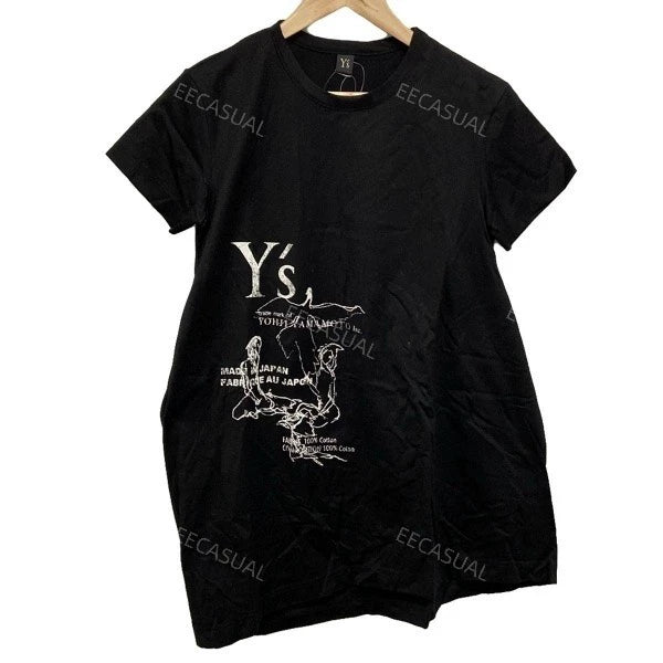Black Y's Yohji Yamamoto Graphic T-Shirt