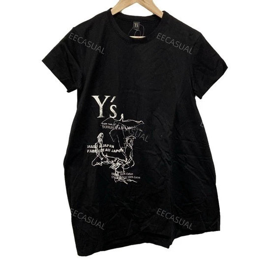 Black Y's Yohji Yamamoto Graphic T-Shirt