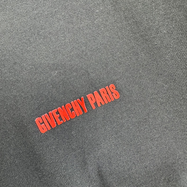 Givenchy Flame Logo Long Sleeve Sweatshirt