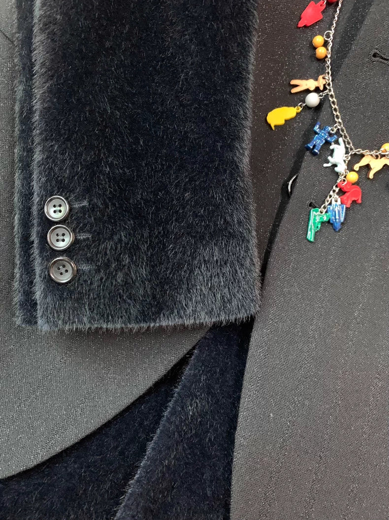 COMME DES GARCONS HOMME PLUS AW17 Fur Coat