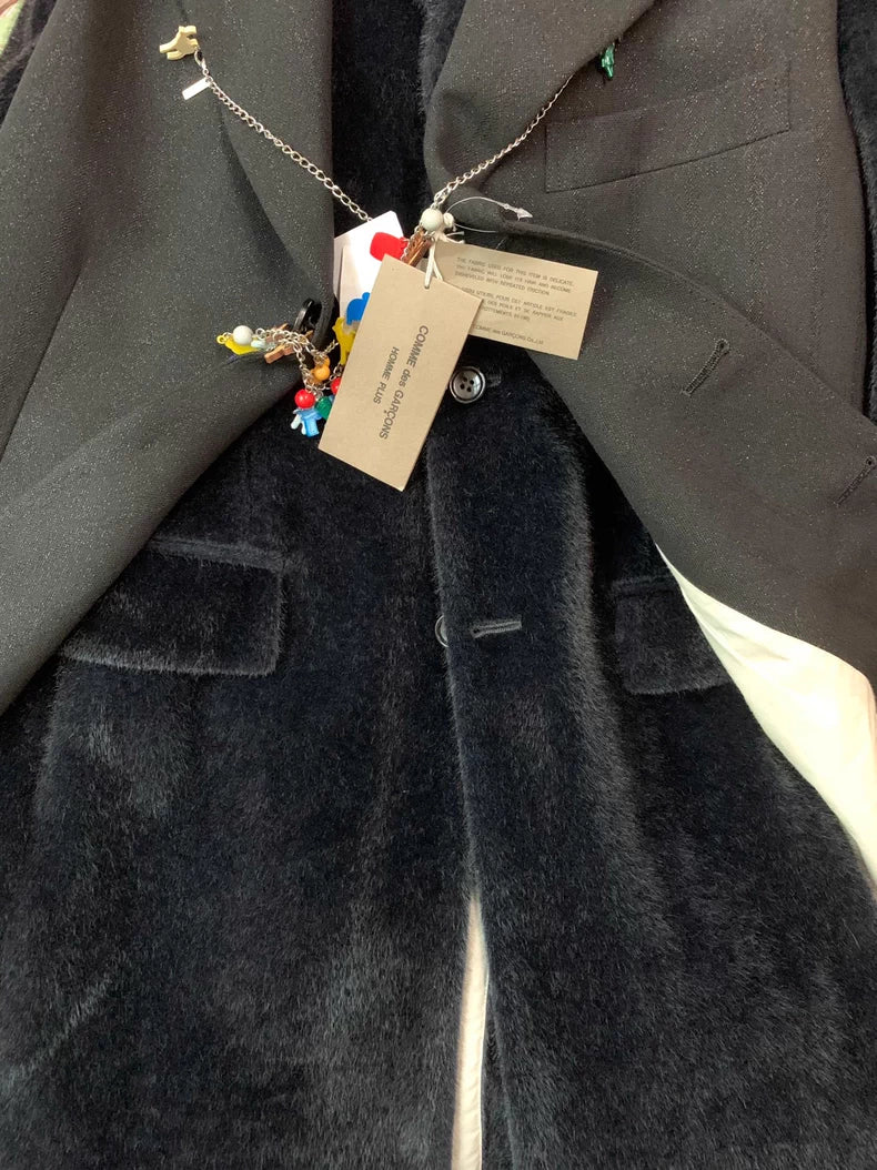 COMME DES GARCONS HOMME PLUS AW17 Fur Coat