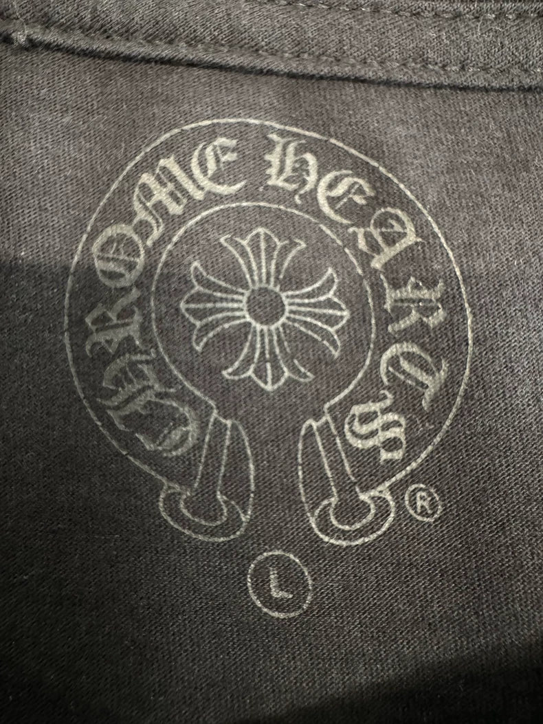 Chrome Hearts Black Star Short Sleeve Tee-yf