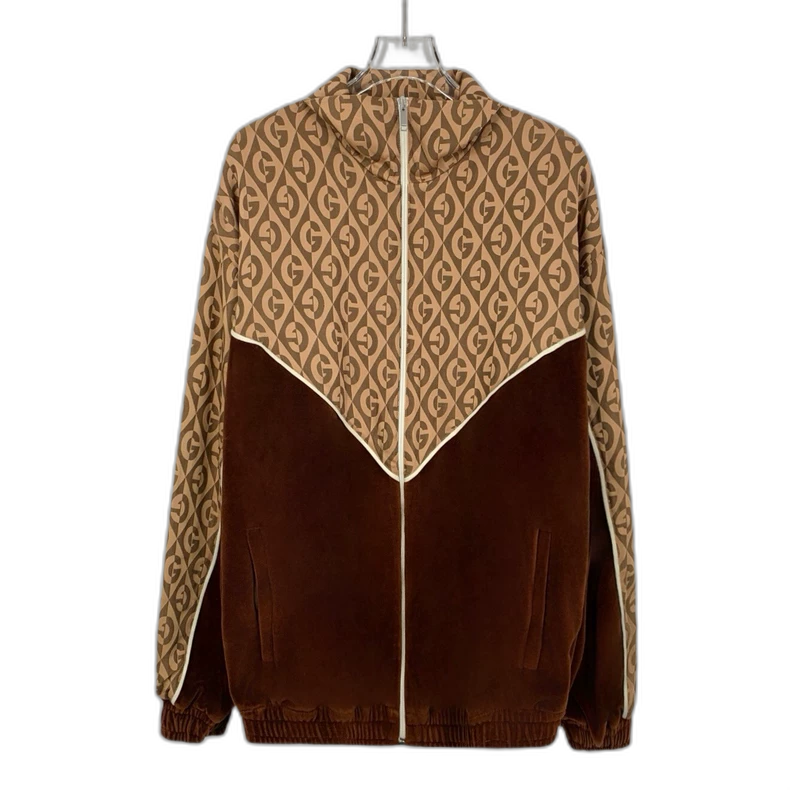 Gucci Color Block Logo Jacket