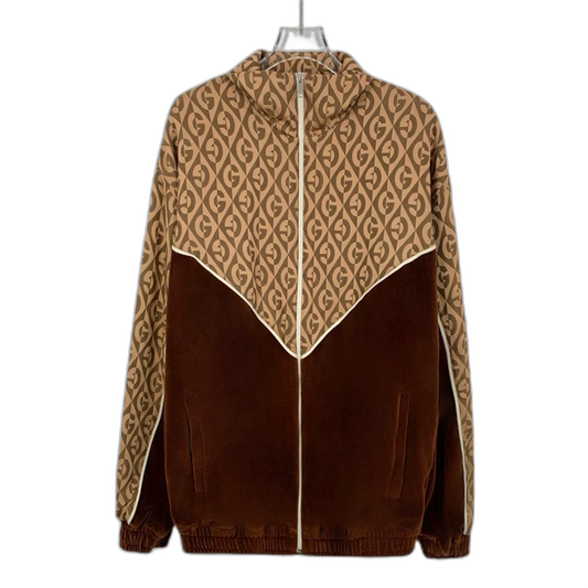 Gucci Color Block Logo Jacket