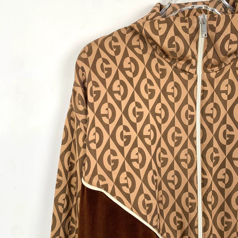 Gucci Color Block Logo Jacket