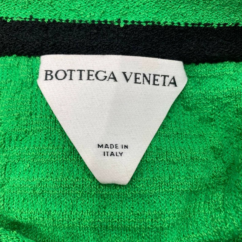Bottega Veneta Green Towel Short Sleeve Top