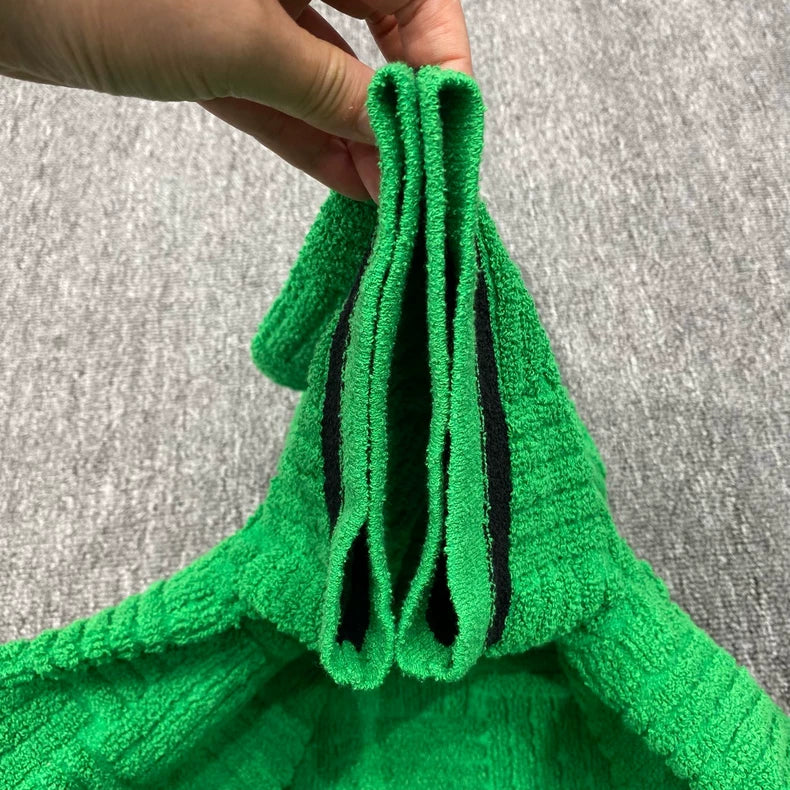 Bottega Veneta Green Towel Short Sleeve Top