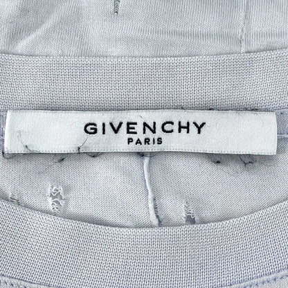 Givenchy Light Blue Logo Cotton T-Shirt