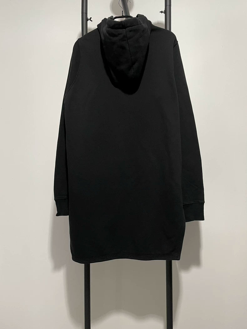 Rick Owens Black Hoodie with Zipper
