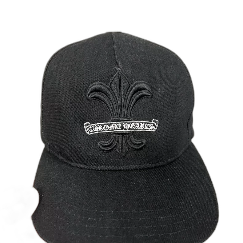 Chrome Hearts Baseball Cap in Black Color
