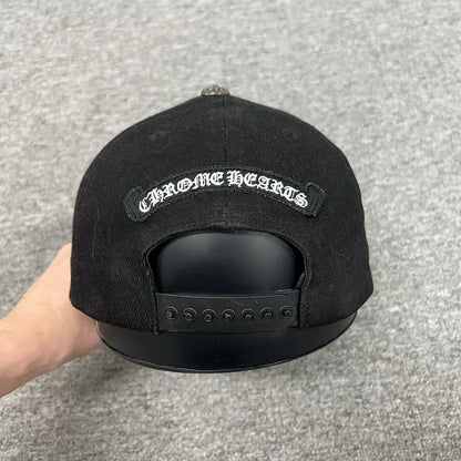 Chrome Hearts Baseball Cap in Black Color