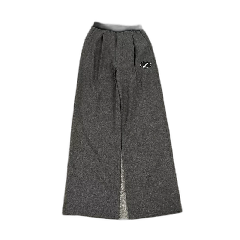 We11done High Waist Wide Leg Wool Pants