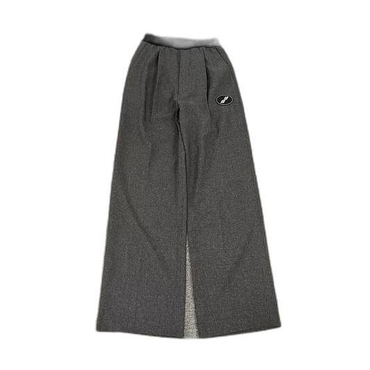 We11done High Waist Wide Leg Wool Pants